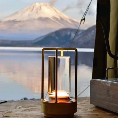 Klarako™ | Crystal Lantern with Touch Control & USB Charging | Elegant Lighting for Any Room
