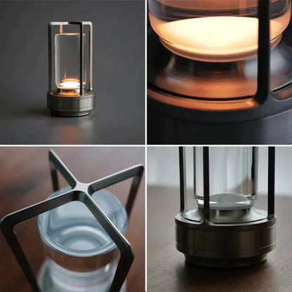 Klarako™ | Crystal Lantern with Touch Control & USB Charging | Elegant Lighting for Any Room