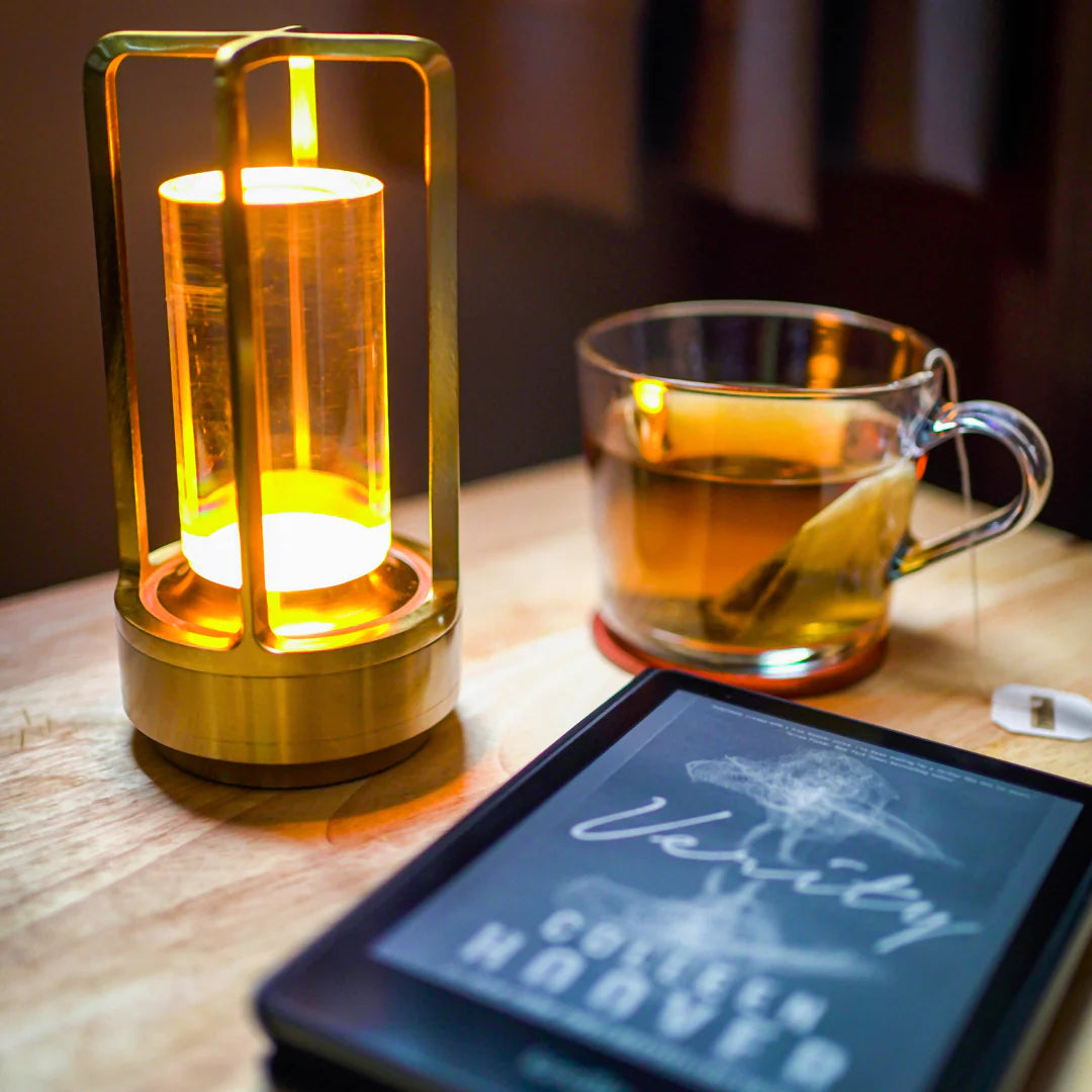 Klarako™ | Crystal Lantern with Touch Control & USB Charging | Elegant Lighting for Any Room