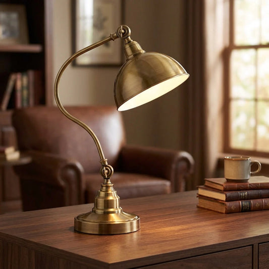 Retro Inspired Table Lamp - Brasselle